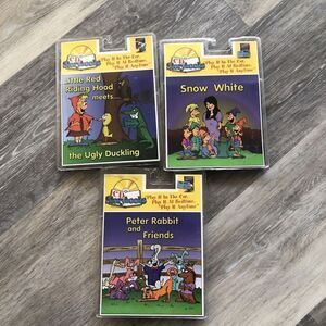 3LITTLE RED RIDING HOOD MEETS UGLY DUCKLING/snow white/peter rabbit CD STORYBOOK